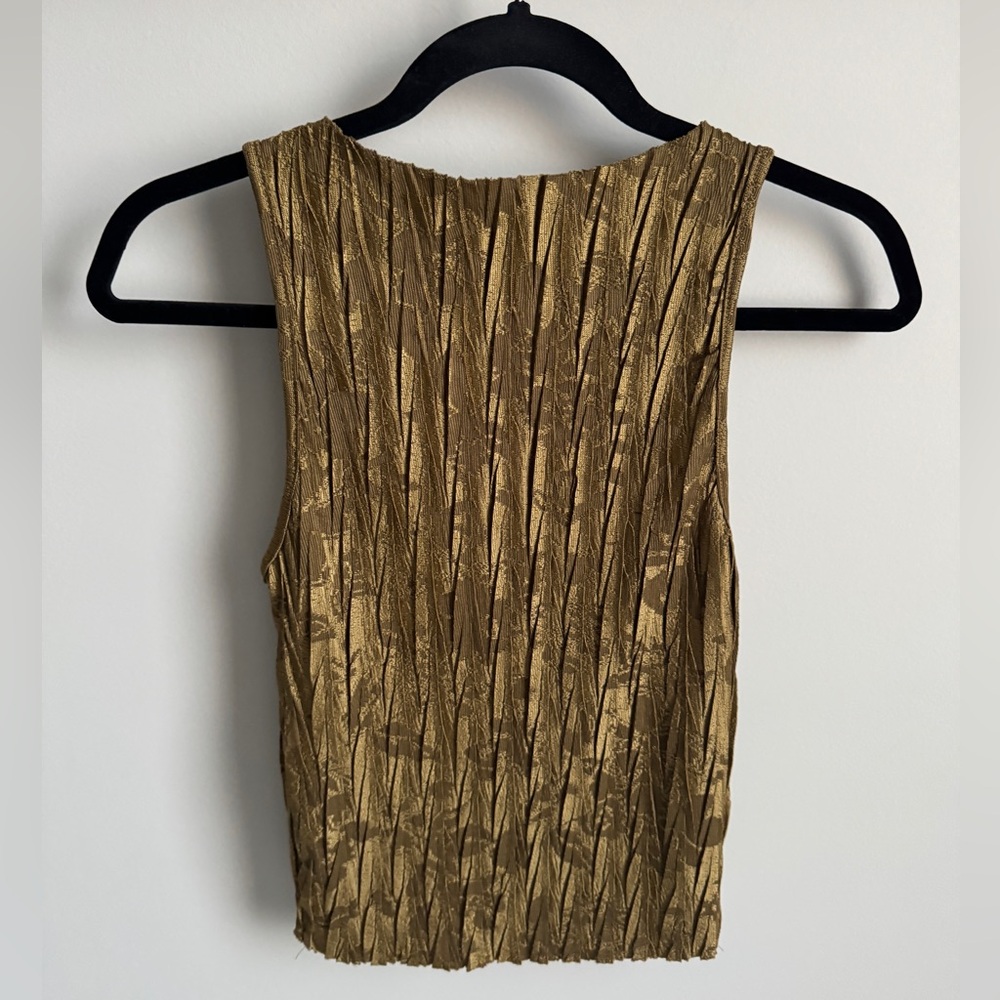Zara Textured Sleeveless Top